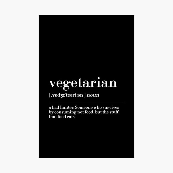 Item preview, Vegetarian Funny Definition designed and sold by MUSThaveprint.