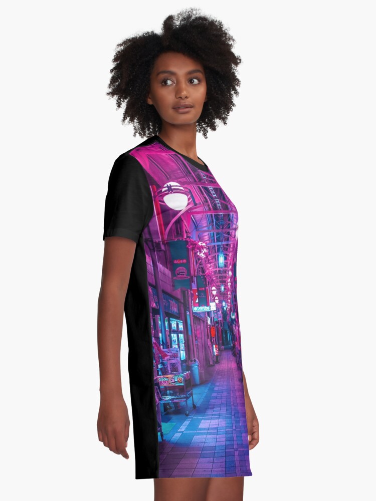 Alternate view of ENTRANCE TO THE NEXT DIMENSION Graphic T-Shirt Dress