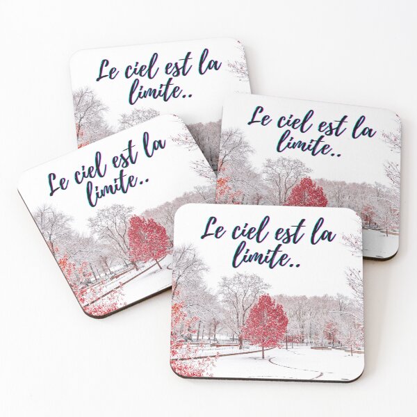 Item preview, Sky is not the limit - popular french quotes theme gifts  designed and sold by RebelliousRosee.