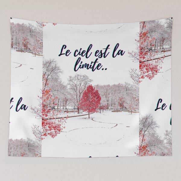 Item preview, Sky is not the limit - popular french quotes theme gifts  designed and sold by RebelliousRosee.