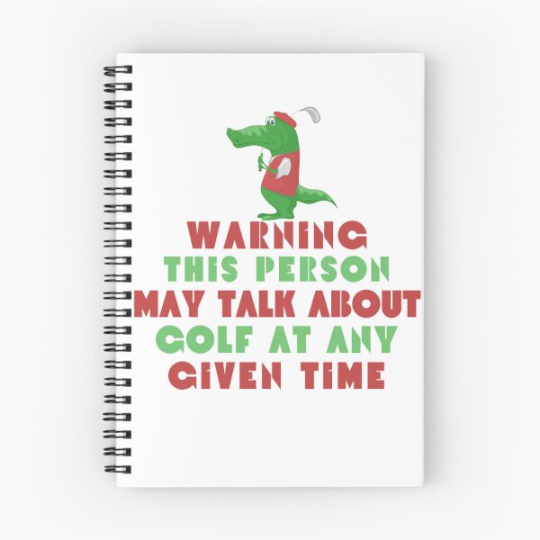Item preview, Warning this person may talk about  golf at any given time  designed and sold by Douniaya.