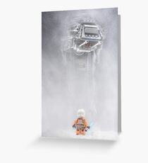Faceoff Greeting Card