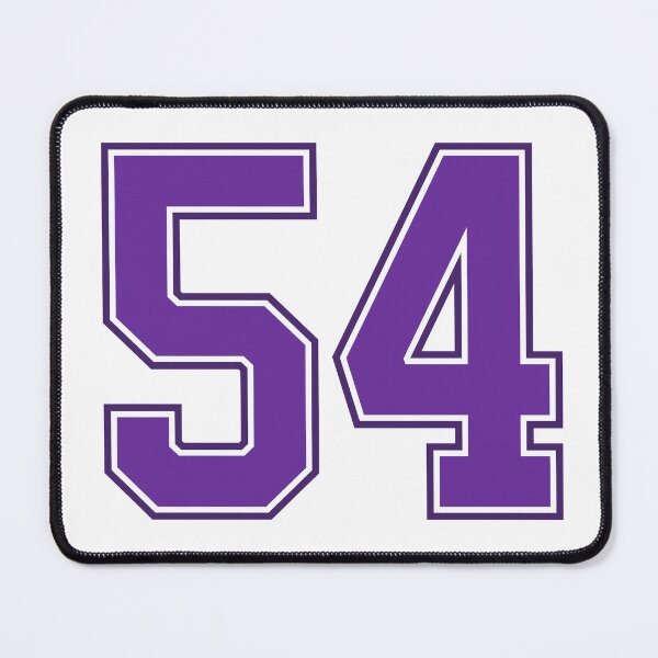 Item preview, Purple Number 54 lucky sports jersey fifty four designed and sold by HeavyStyle.