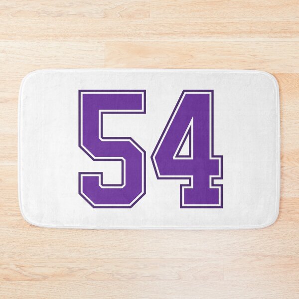 Item preview, Purple Number 54 lucky sports jersey fifty four designed and sold by HeavyStyle.