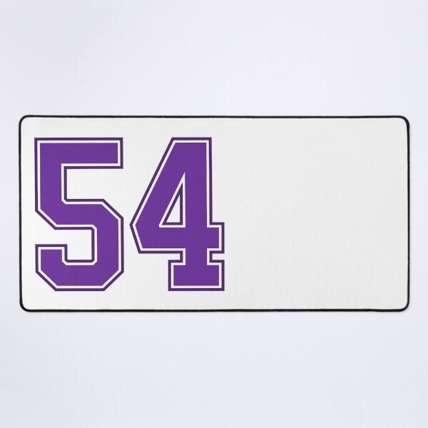 Item preview, Purple Number 54 lucky sports jersey fifty four designed and sold by HeavyStyle.