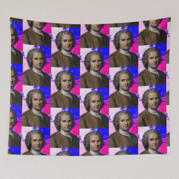 Item preview, Jean-Jacques Rousseau Artwork | Jean-Jacques Rousseau Portrait | Jean-Jacques Rousseau Wall Art  designed and sold by Suyogsonar25.