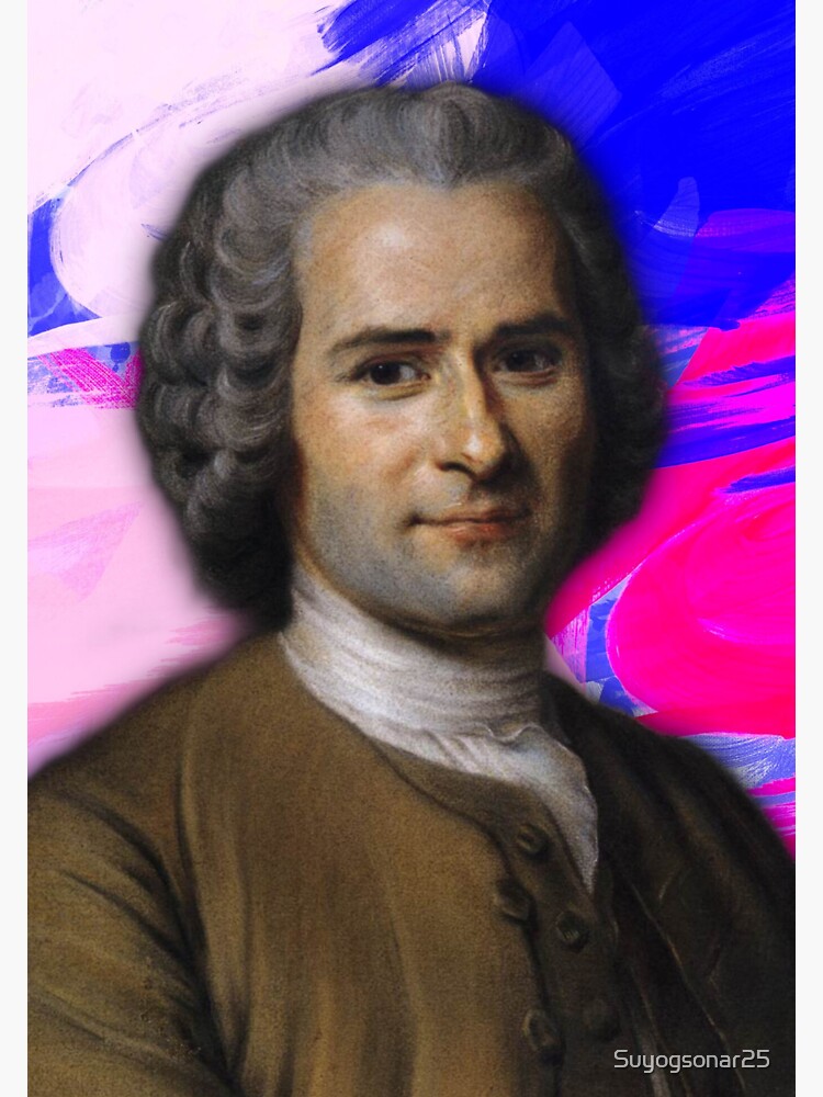 Jean Jacques Rousseau Artwork Jean Jacques Rousseau Portrait Jean Jacques Rousseau Wall Art