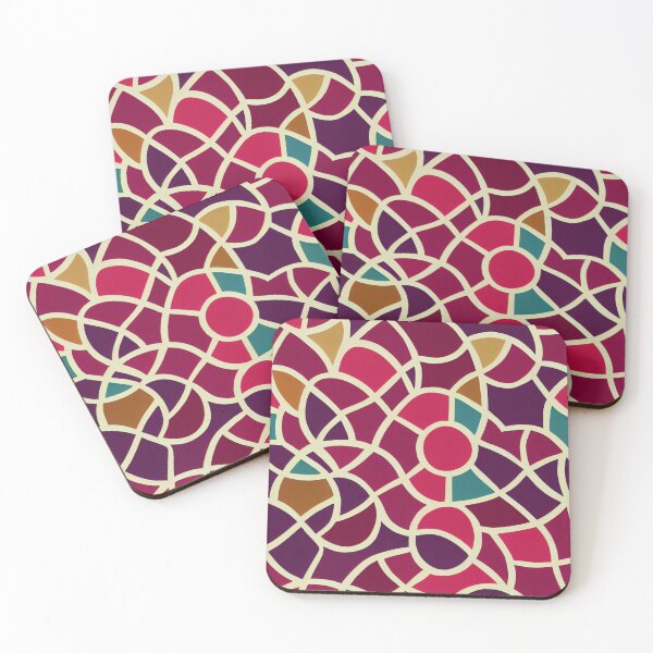 Item preview, Colourful Granny Square Pattern designed and sold by Quirki.