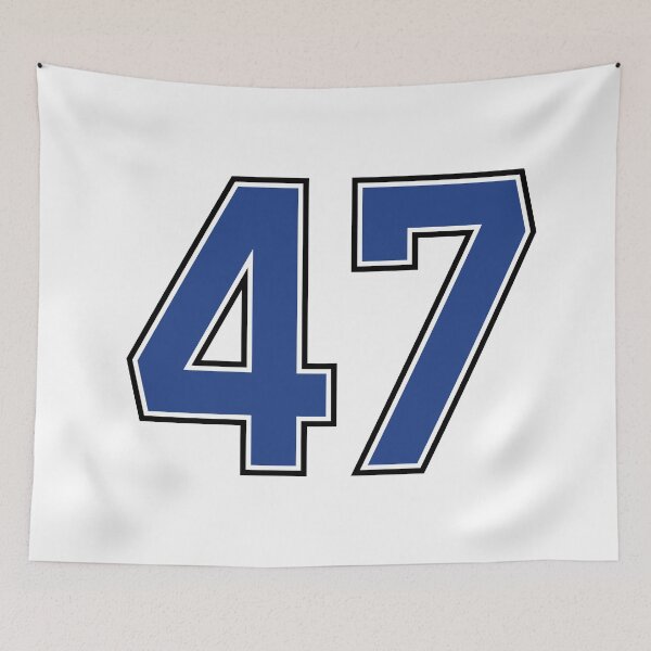 Item preview, Number 47 lucky sports jersey forty seven designed and sold by HeavyStyle.
