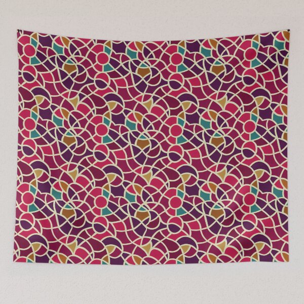 Item preview, Colourful Granny Square Pattern designed and sold by Quirki.
