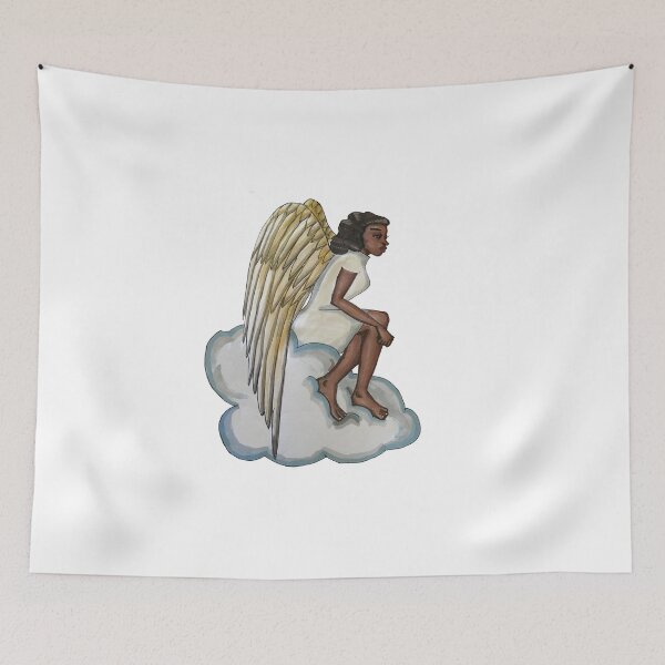 Item preview, Angel with Gold Wings designed and sold by gatadelafuente.