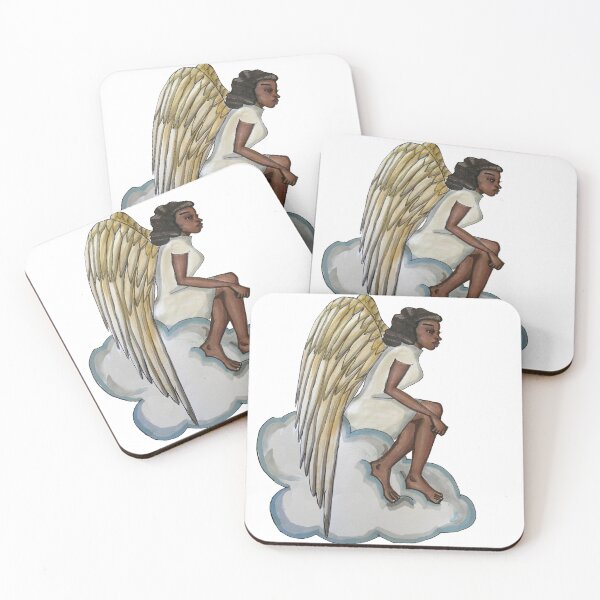 Item preview, Angel with Gold Wings designed and sold by gatadelafuente.