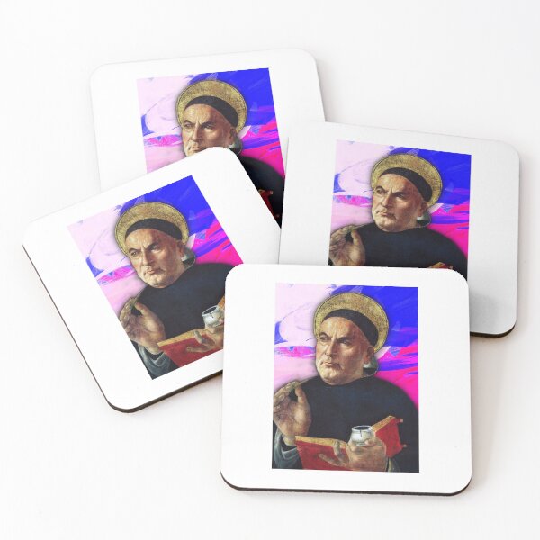 Item preview, Thomas Aquinas Artwork | Thomas Aquinas Portrait | Thomas Aquinas Wall Art  designed and sold by Suyogsonar25.