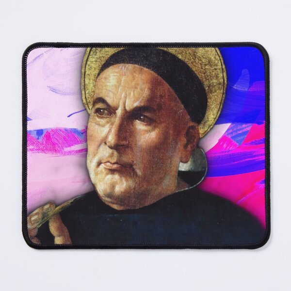 Item preview, Thomas Aquinas Artwork | Thomas Aquinas Portrait | Thomas Aquinas Wall Art  designed and sold by Suyogsonar25.