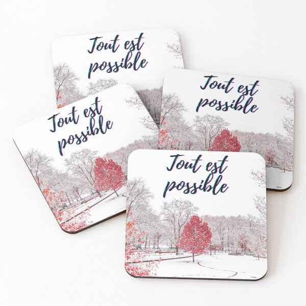 Item preview, Anything is possible - popular french quotes theme gifts  designed and sold by RebelliousRosee.