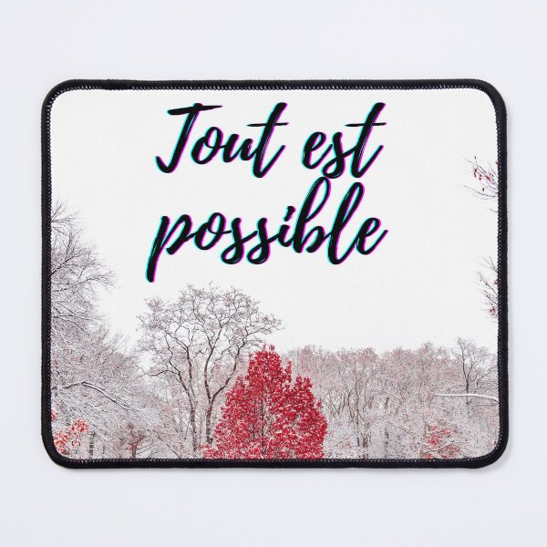 Item preview, Anything is possible - popular french quotes theme gifts designed and sold by RebelliousRosee.