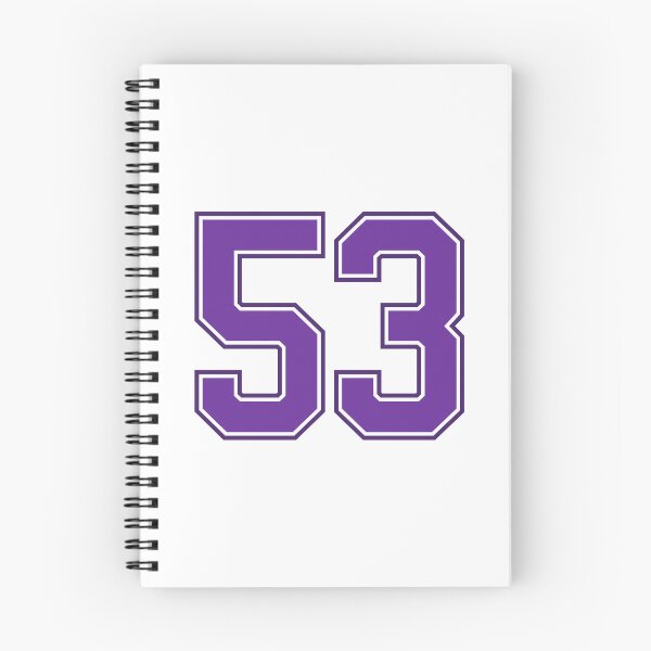 Item preview, Purple Number 53 lucky sports jersey fifty three designed and sold by HeavyStyle.