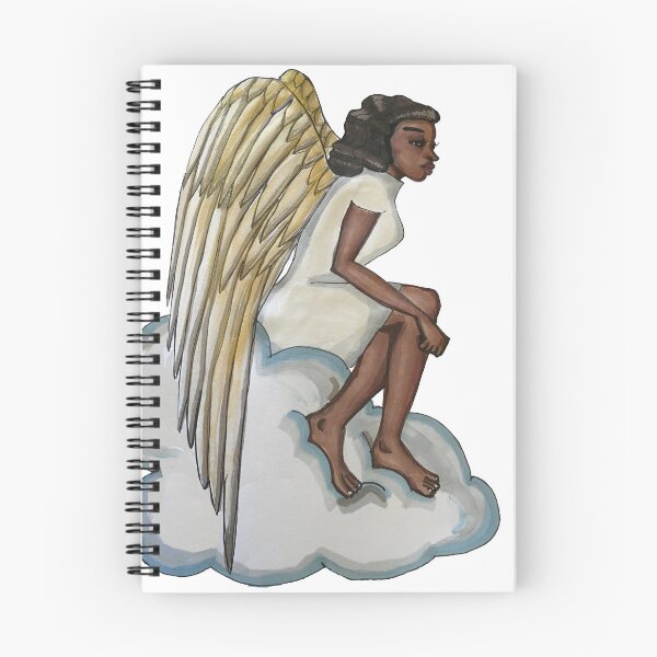 Item preview, Angel with Gold Wings designed and sold by gatadelafuente.