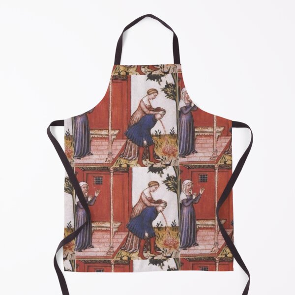 Item preview, Medieval hang over man being sick vomiting in the garden designed and sold by MindChirp.