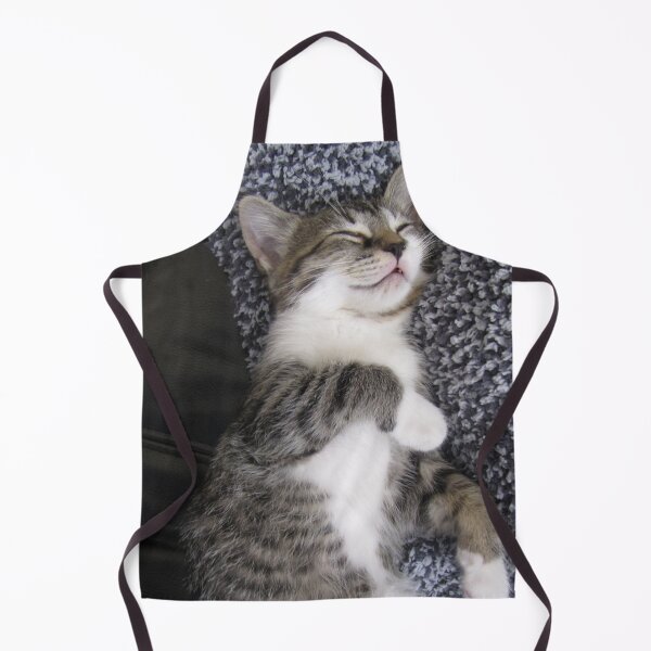 Item preview, Kitten Sleeping On Blanket On Chair Cutest Cat Pics designed and sold by CutestCatPics.