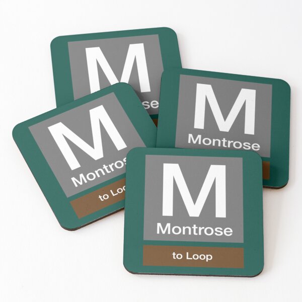 Item preview, Montrose Brown Line Chicago Train Stop Sign   designed and sold by Linenfoxx.