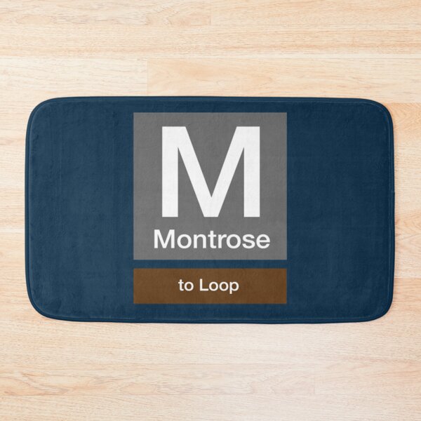 Item preview, Montrose Brown Line Chicago Train Stop Sign   designed and sold by Linenfoxx.