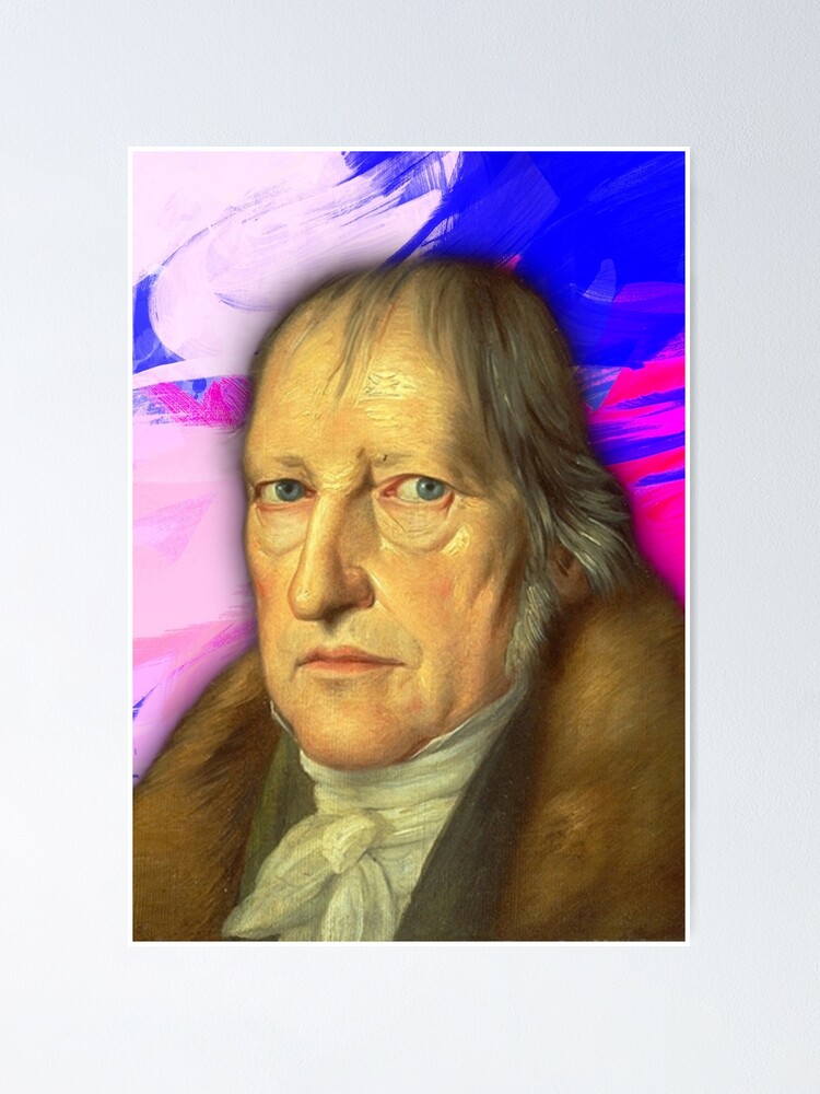 Hegel Artwork, Hegel Portrait, Hegel Wall Art  Poster for Sale by  Suyogsonar25