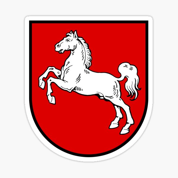 Lower Saxony coat of Arms, Germany Sticker
