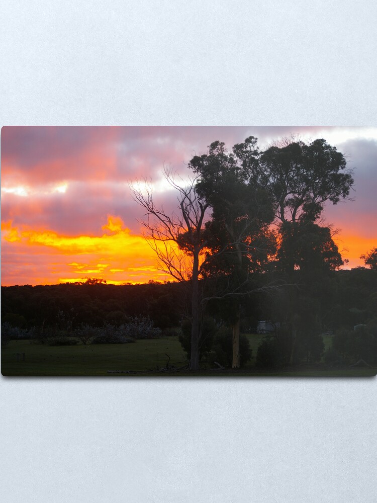 Alternate view of Fire in the sky Metal Print