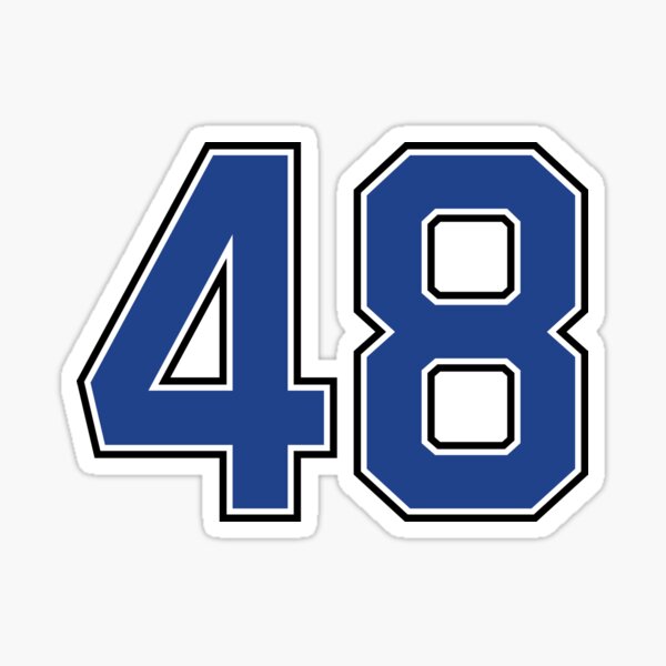 Number 48 lucky sports jersey forty eight