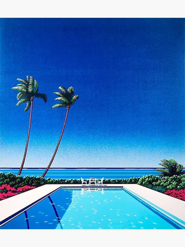 Hiroshi nagai pool | Art Print