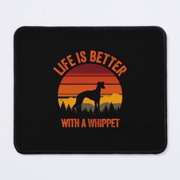 Item preview, Life Is Better With A Whippet Vintage Country Dog Gift designed and sold by Guarddogdrive.