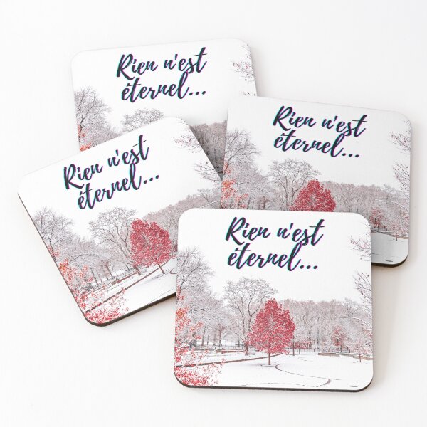 Item preview, Nothing lasts forever - popular french quotes theme gifts  designed and sold by RebelliousRosee.