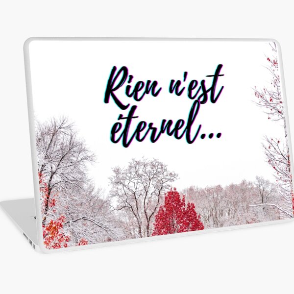 Item preview, Nothing lasts forever - popular french quotes theme gifts  designed and sold by RebelliousRosee.