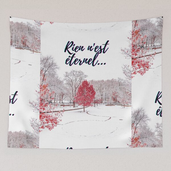 Item preview, Nothing lasts forever - popular french quotes theme gifts  designed and sold by RebelliousRosee.