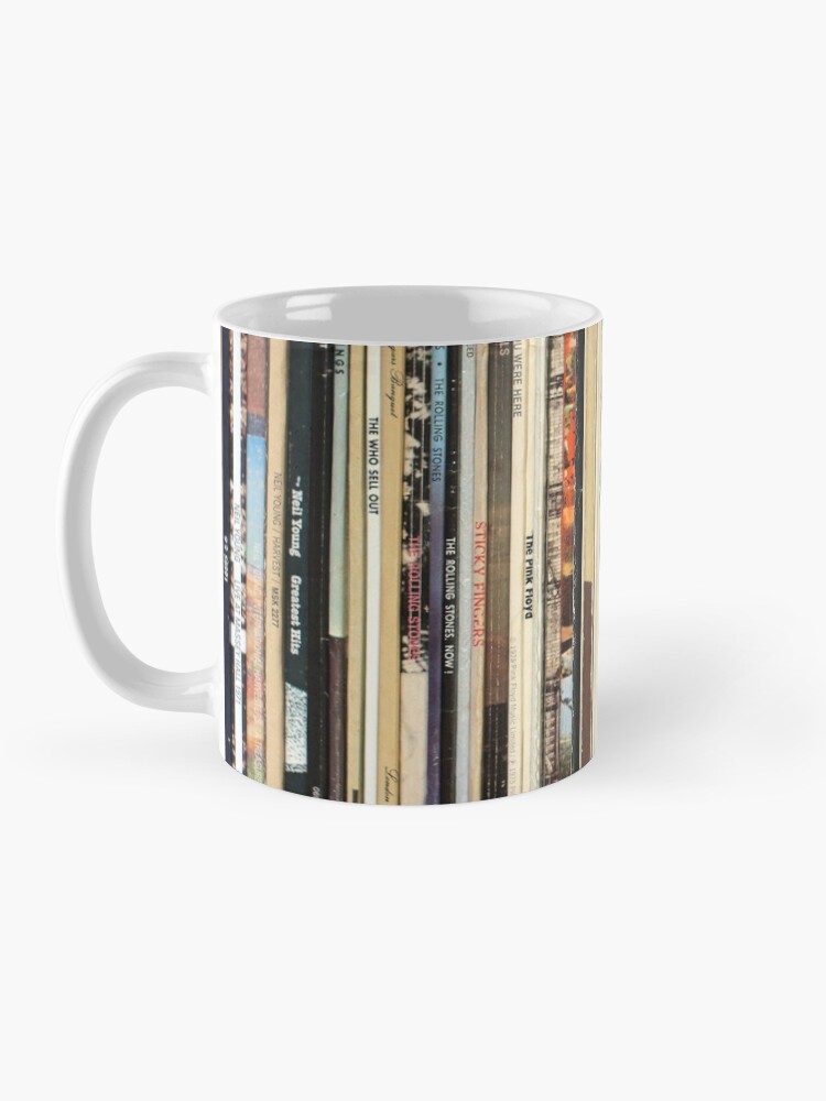 Alternate view of Classic Rock Vinyl Records Mug