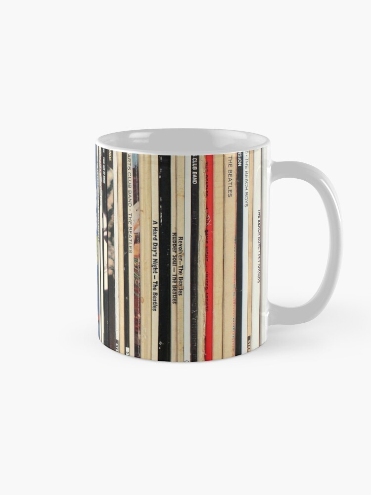 Alternate view of Classic Rock Vinyl Records Mug