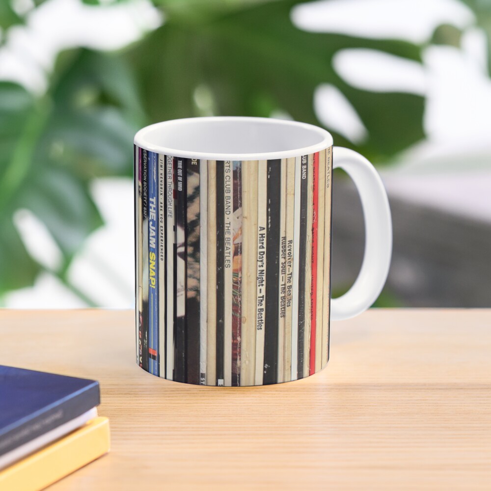 Classic Rock Vinyl Records Mug