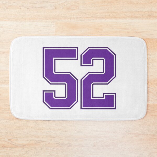 Item preview, Purple Number 52 lucky sports jersey fifty two designed and sold by HeavyStyle.