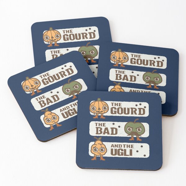 Item preview, The Gourd, The Bad and The Ugly, fall puns & dad jokes designed and sold by WeirdPunderful.