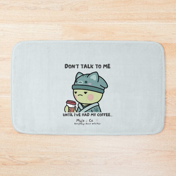 Item preview, NFT Art Dont Talk To Me Until Ive Had My Coffee... (Mylo and Co. | #1 of 16) designed and sold by BlokCHN-Designs.