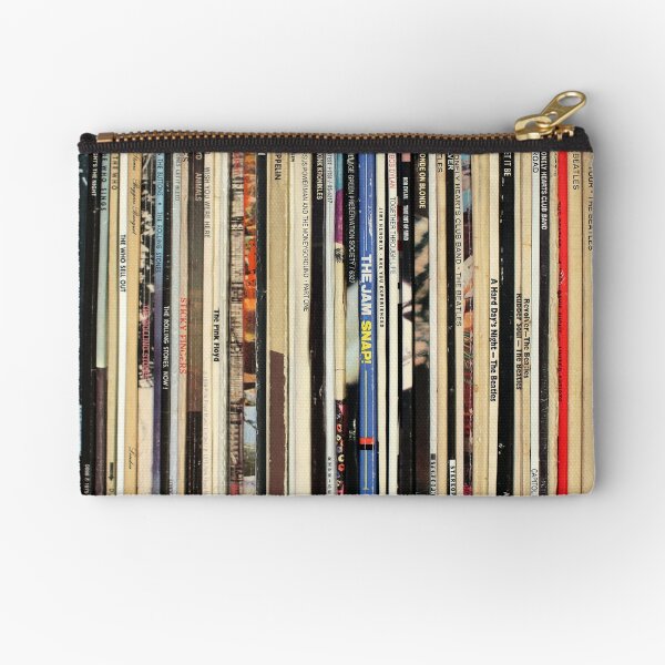 Classic Rock Vinyl Records Zipper Pouch