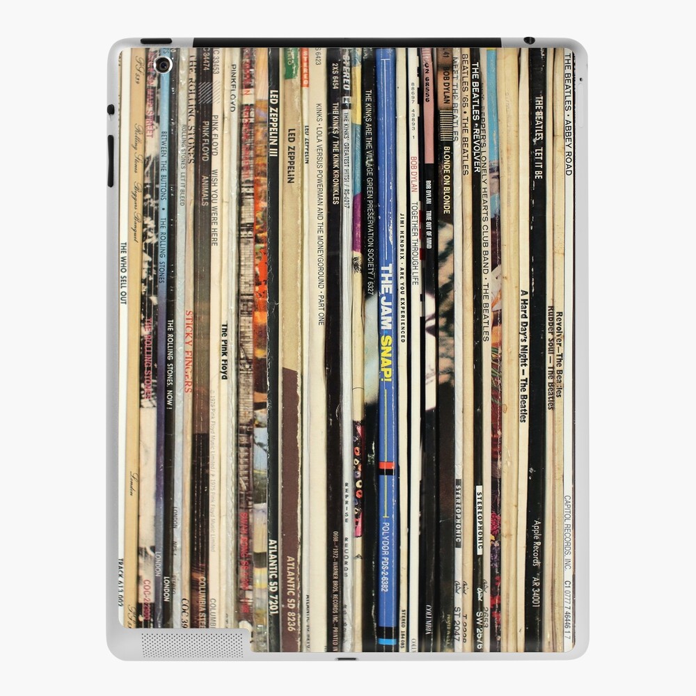 Classic Rock Vinyl Records iPad Case & Skin