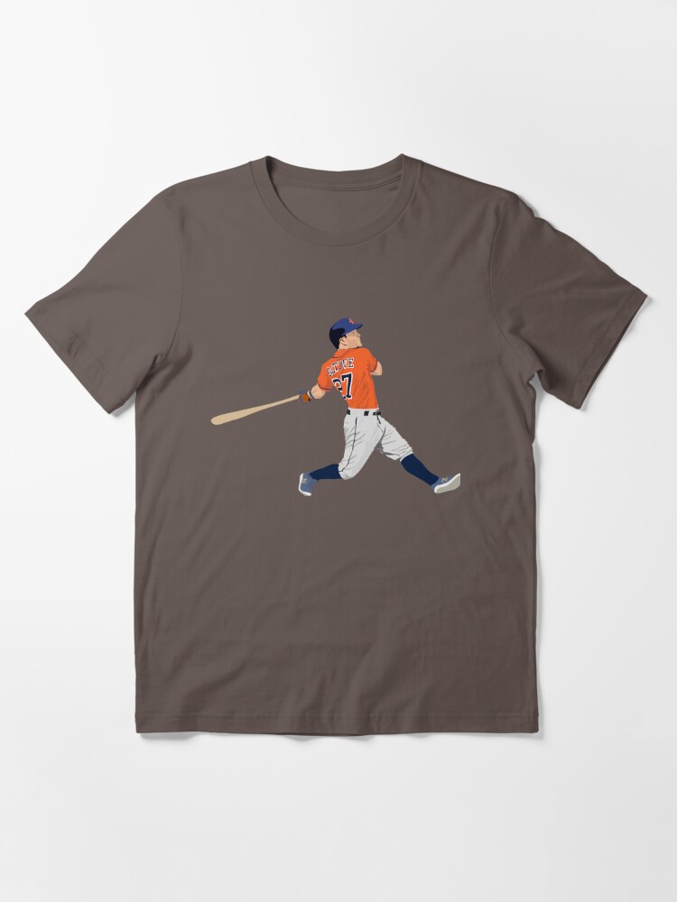 Jose Altuve 27 Houston Astros baseball player outline logo shirt