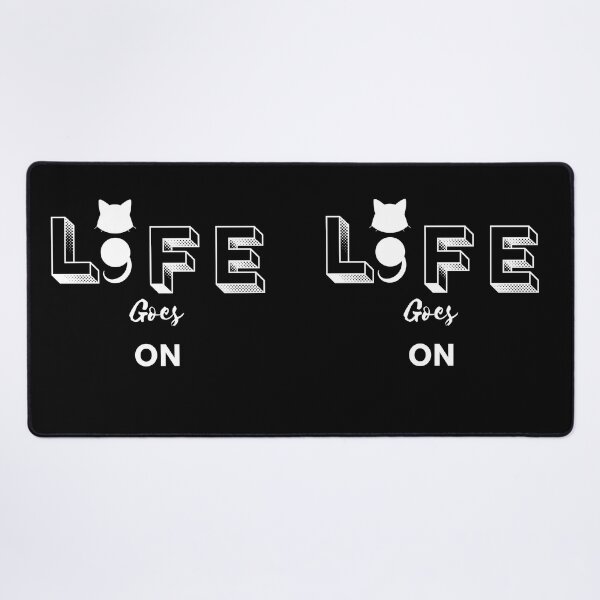 Item preview, Semicolon Cat (Life Goes On. A) designed and sold by SimplyMe-Plus.