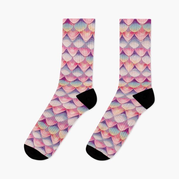 Item preview, Colorful Mermaid Pattern | Purple, pink and blue designed and sold by Cute Patterns by MV.