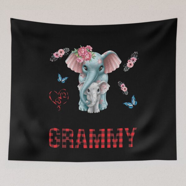 Item preview, I Never Knew How Much My Heart Could Hold Til Someone Called Me Grammy funny cute colorful vintage elephant designed and sold by beckadamr.