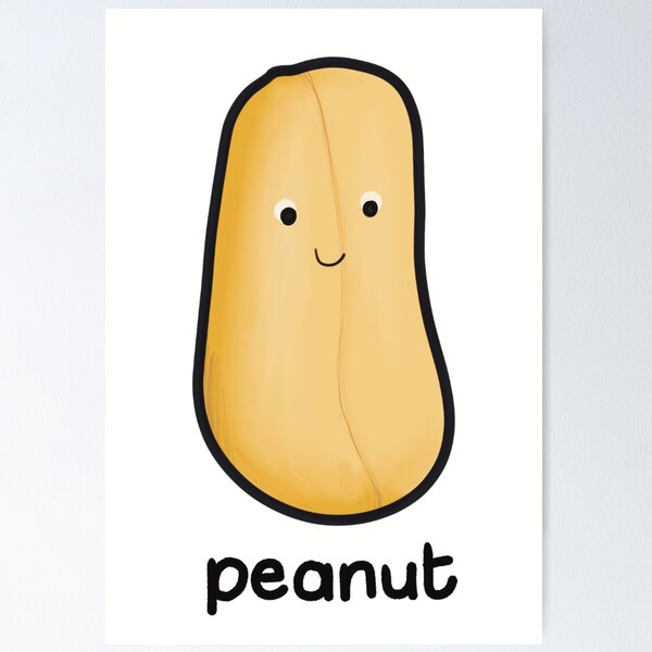 Happy Peanut Poster