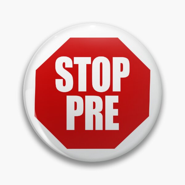 Artikelvorschau, Stop Pre Marathon Running Gift Runner Stop Pre Gear entworfen und verkauft von DynamicDesign.