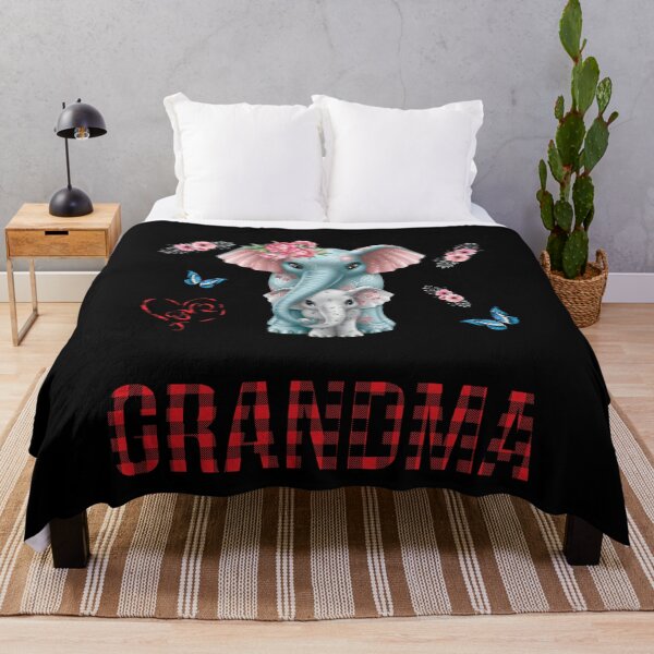 Item preview, I Never Knew How Much My Heart Could Hold Til Someone Called Me Grandma funny cute colorful vintage elephant designed and sold by beckadamr.